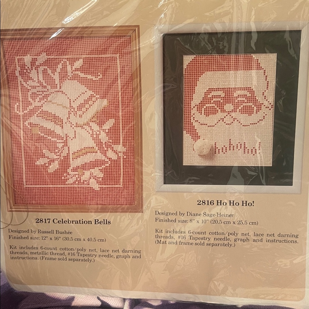 The Creative Circle Stitch Kit Set #2817 is what’s included. New Christmas